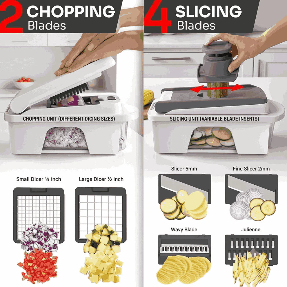 ChopMaster 14-in-1 Vegetable, Meat &amp; Fruit Chopper