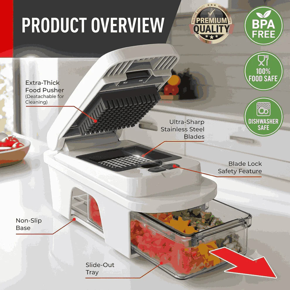 ChopMaster 14-in-1 Vegetable, Meat &amp; Fruit Chopper